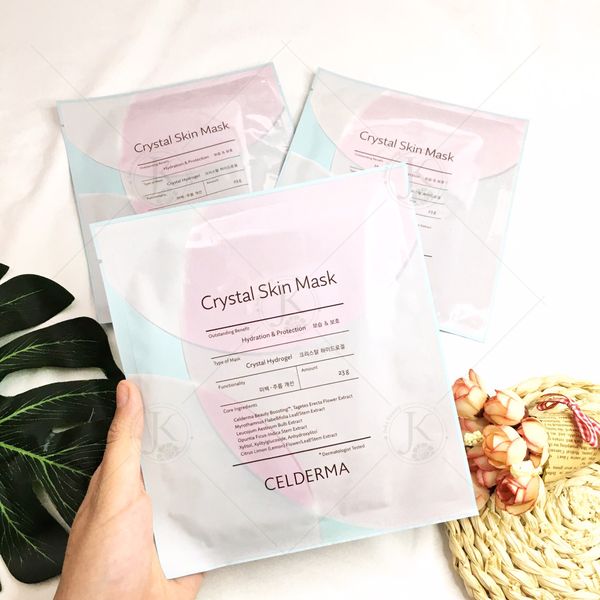  Mặt Nạ Thạch Anh Dưỡng Trắng Da Celderma Crystal Skin Mask 23g 