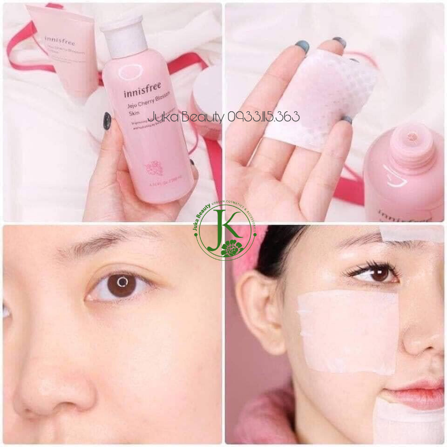 Set dưỡng trắng da Innisfree Jeju Cherry Blossom Special kit (4 items)