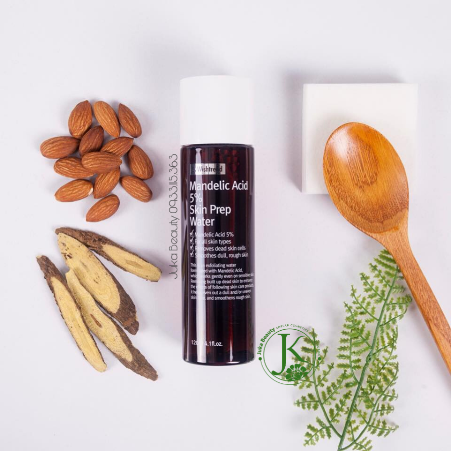 Dung Dịch Tẩy Tế Bào Chết Hóa Học Cho Da Mụn By Wishtrend Mandelic Acid 5% Skin Prep Water
