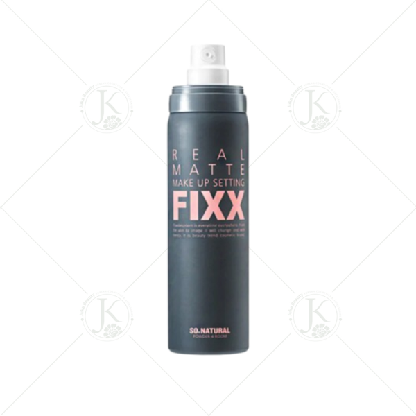 Xịt Khóa Nền Kiềm Dầu So Natural Real Matte Make Up Setting Fixx 75ml