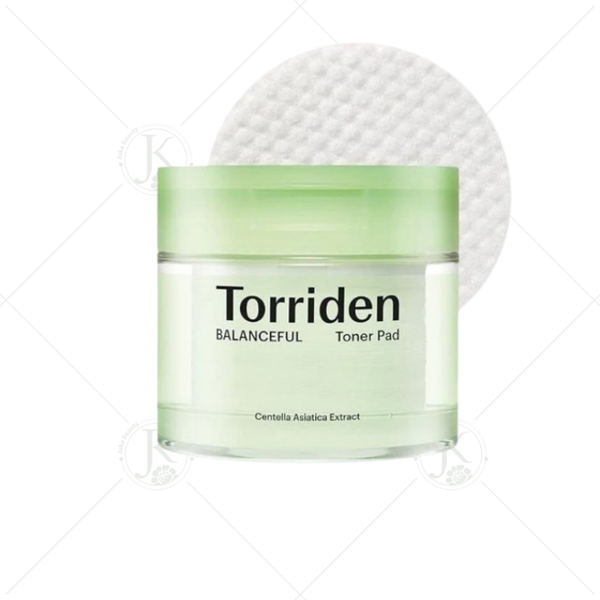 (XANH LÁ) Miếng Bông Dưỡng ẩm, Dịu Da Torriden Balanceful Toner Pad 180ml (60 pads)