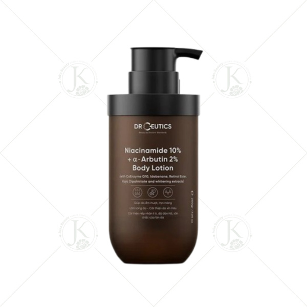 Sữa Dưỡng Thể Trắng Da DRCEUTICS Niacinamide 10% + Alpha-Arbutin 2% Body Lotion 200g