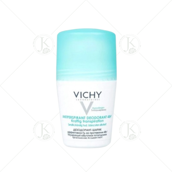 [XANH] Lăn Khử Mùi Suốt 48h Vichy Anti Perspirant Deodorant 48Hr Intense Perspiration 50ml
