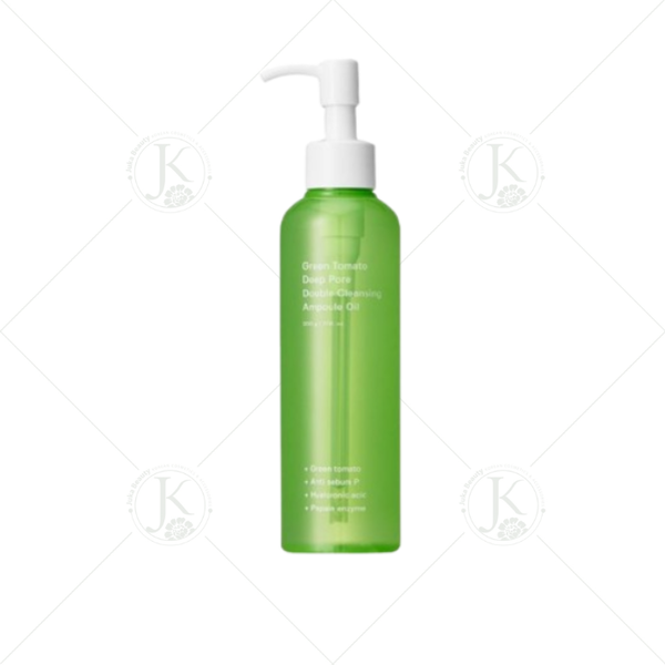 Dầu Tẩy Trang Cà Chua Xanh, Làm Sạch Lỗ Chân Lông Sungboon Editor Green Tomato Deep Pore Double Cleansing Ampoule Oil 200ml