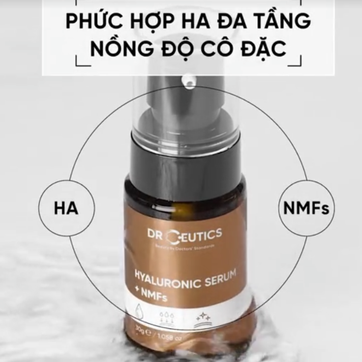 Tinh Chất Cấp ẩm DRCEUTICS HA Hyaluronic Serum + NMFs 30g
