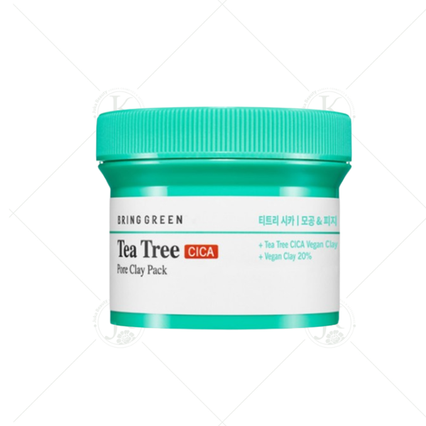  Mặt Nạ Đất Sét Sạch Sâu, Thu Nhỏ Lỗ Chân Lông Bring Green Tea Tree Cica Pore Clay Pack 120g 