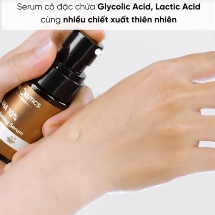 Tinh Chất Sáng Da, Tẩy Tế Bào Chết DRCEUTICS AHA 10% Exfoliating Serum 30g