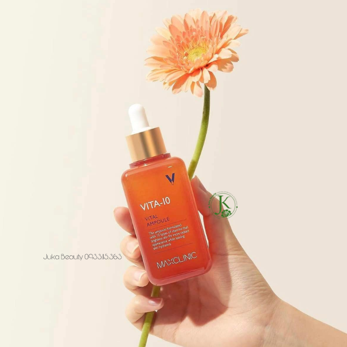 Tinh Chất Dưỡng Sáng, Mờ Thâm Maxclinic VITA 10 Vital Ampoule 100ml