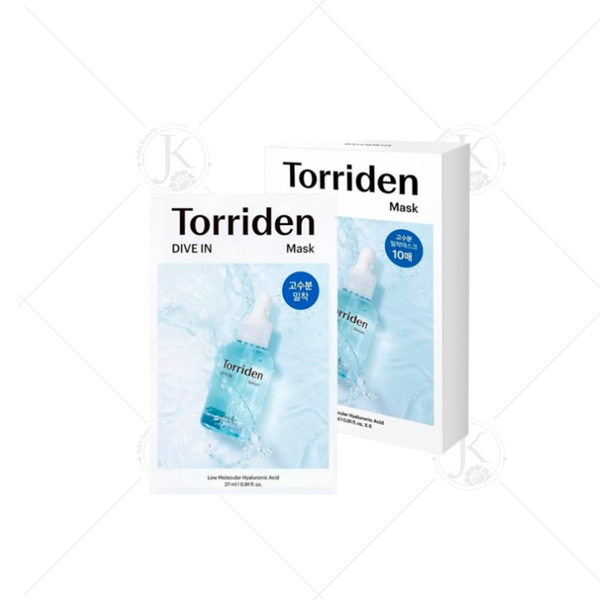 (XANH DƯƠNG) Mặt Nạ Giấy Torriden Dive In Low Molecular Hyaluronic Acid Mask 27ml