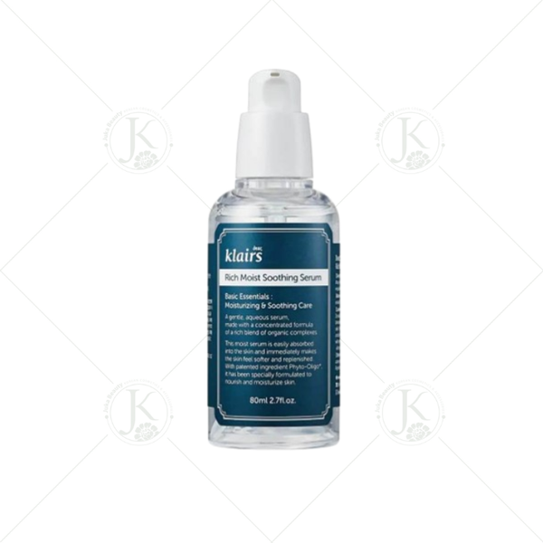Tinh chất cấp ẩm sâu làm mềm da Klairs Rich Moist Soothing Serum 80mL
