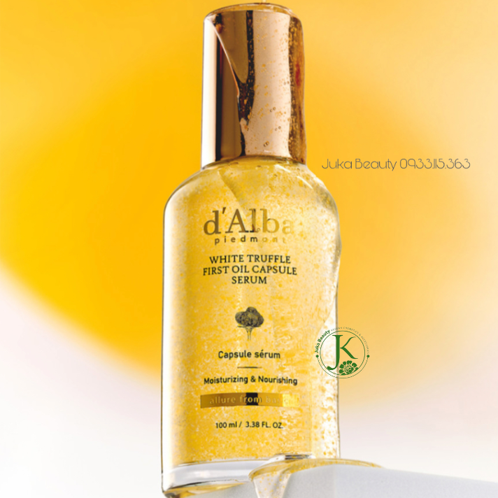 (Mẫu mới) Tinh chất viên nang dưỡng ẩm d'Alba White Truffle First Oil Capsule Serum
