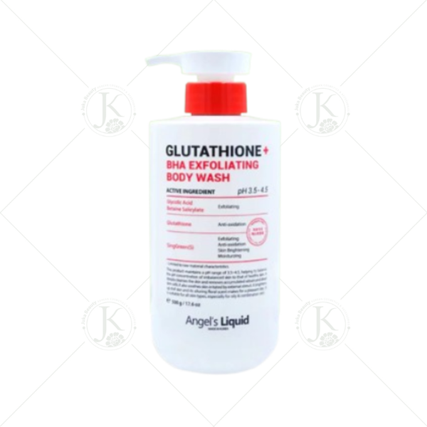 Sữa Tắm Giảm Mụn, Mờ Thâm Angel's Liquid Glutathione BHA Exfoliating Body Wash 500g