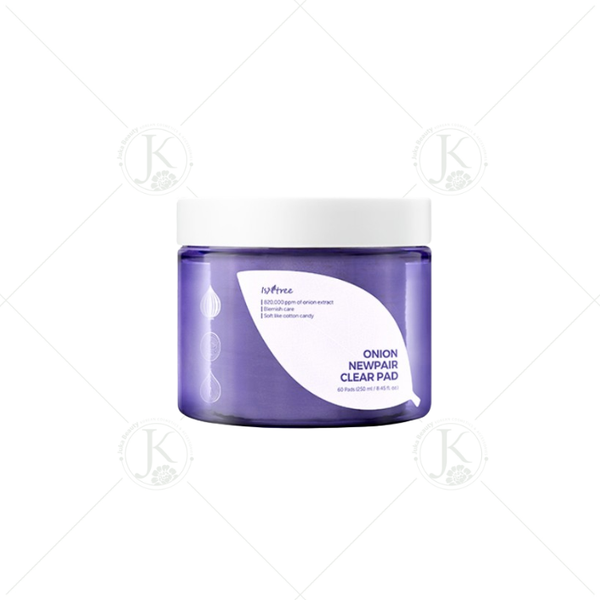 (TÍM) Toner Pad Làm Dịu, Dưỡng Sáng Da Isntree Onion Newpair Clear Pad (60 Miếng)