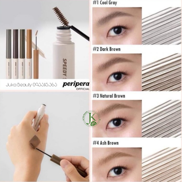 Mascara Mày Peripera Speedy Skinny Brow Mascara 3g
