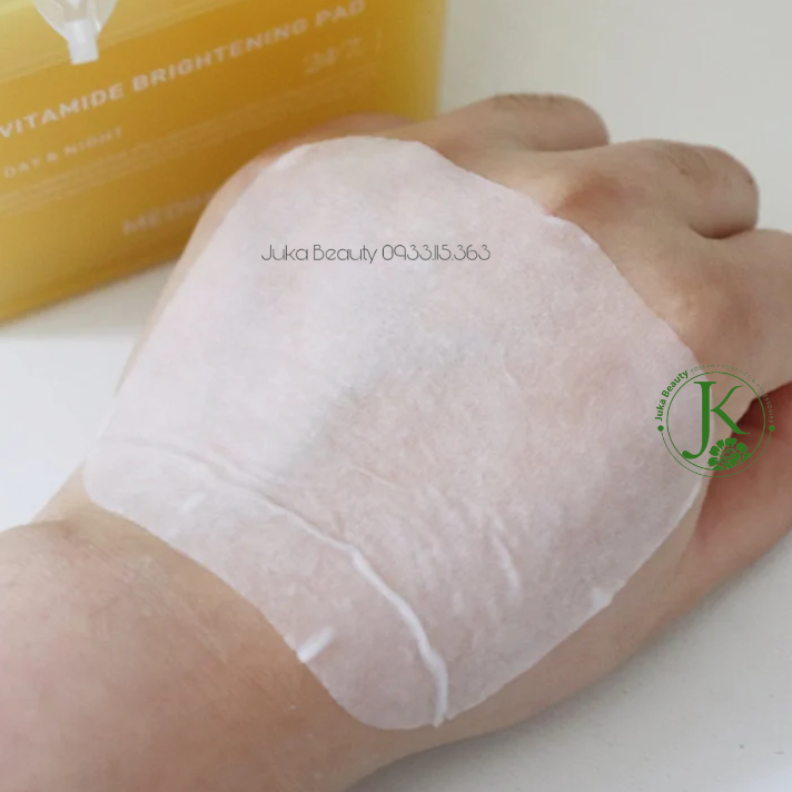 Miếng Bông Dưỡng ẩm, Sáng Da Mediheal Vitamide Brightening Pad 180ml (100 miếng)