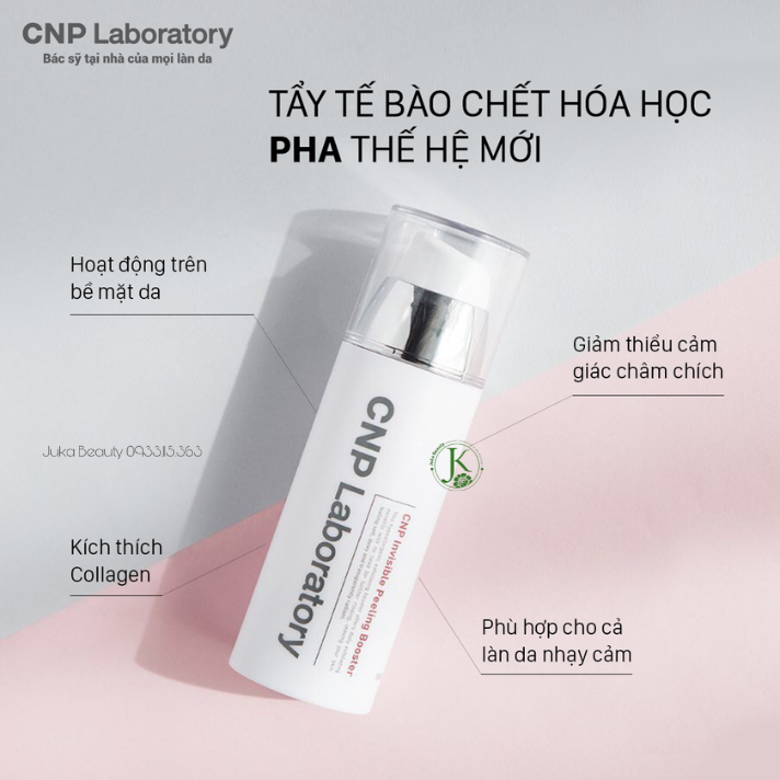 Tẩy Tế Bào Chết Hóa Học Dạng Gel CNP Laboratory Invisible Peeling Booster Essence 100ml