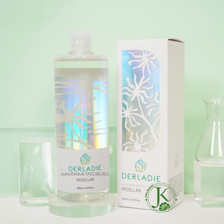 Nước Tẩy Trang Dịu Nhẹ Derladie Cleansing Water Witch Hazel Micellar 500ml