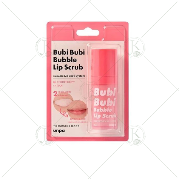  (Mẫu 2021) Tẩy tế bào chết sủi bọt dành cho môi Unpa Bubi Bubi Bubble Lip Scrub 10ml 