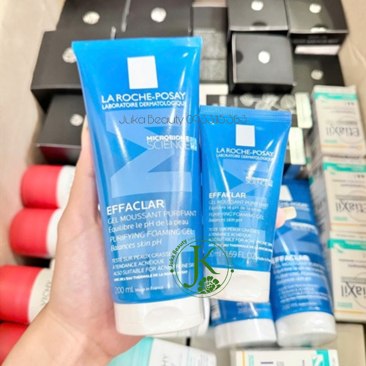 Sữa Rửa Mặt Dạng Gel Cho Da Dầu Mụn La Roche-Posay Effaclar Gel Moussant