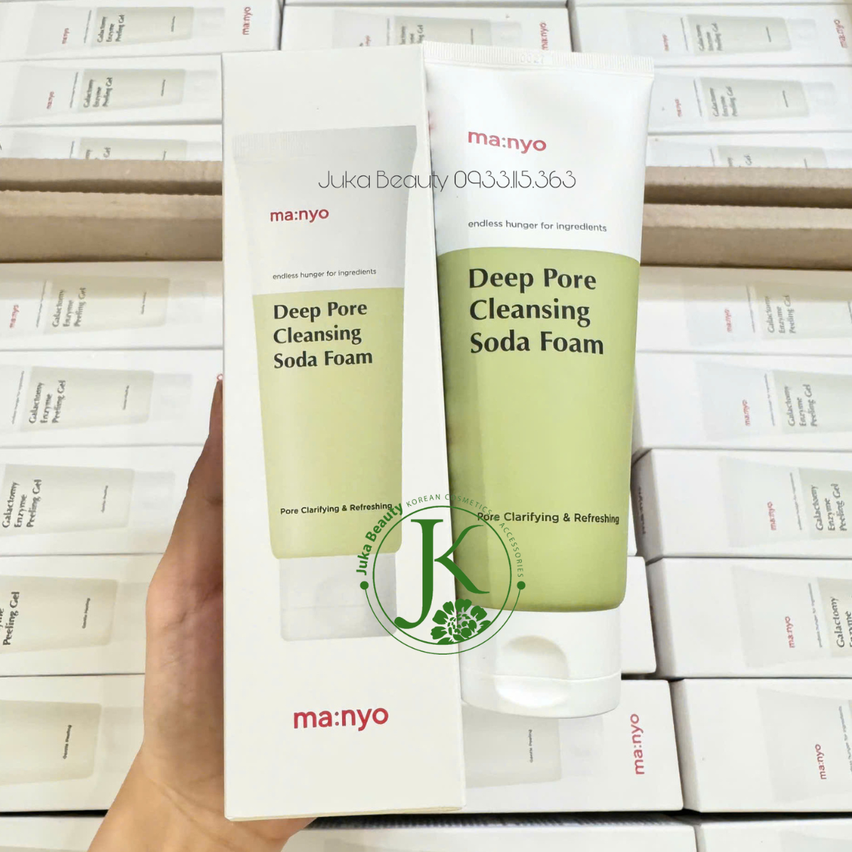 Sữa Rửa Mặt Sạch Sâu, Tạo Bọt Manyo DEEP PORE Cleansing Soda Foam 150ml