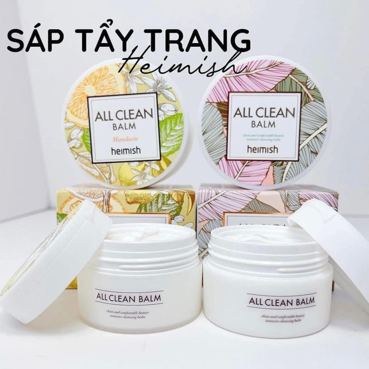 Sáp Tẩy Trang Sạch Sâu Heimish All Clean Balm 120ml (2 DÒNG)