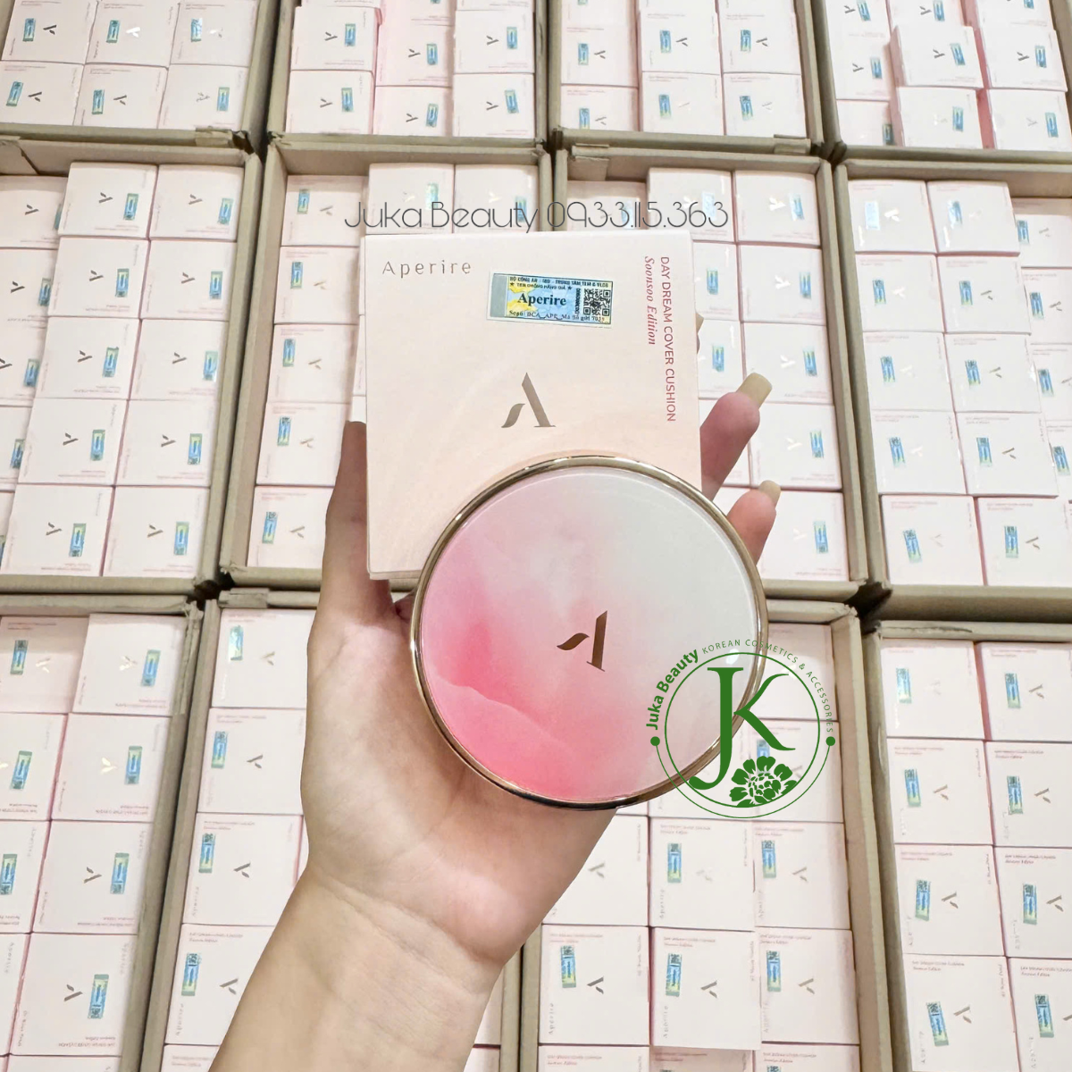 Phấn Nước Kiềm Dầu, Che Phủ Tốt Khuyết Điểm Aperire Day Dream Cover Cushion SPF50+ PA++++ 13g