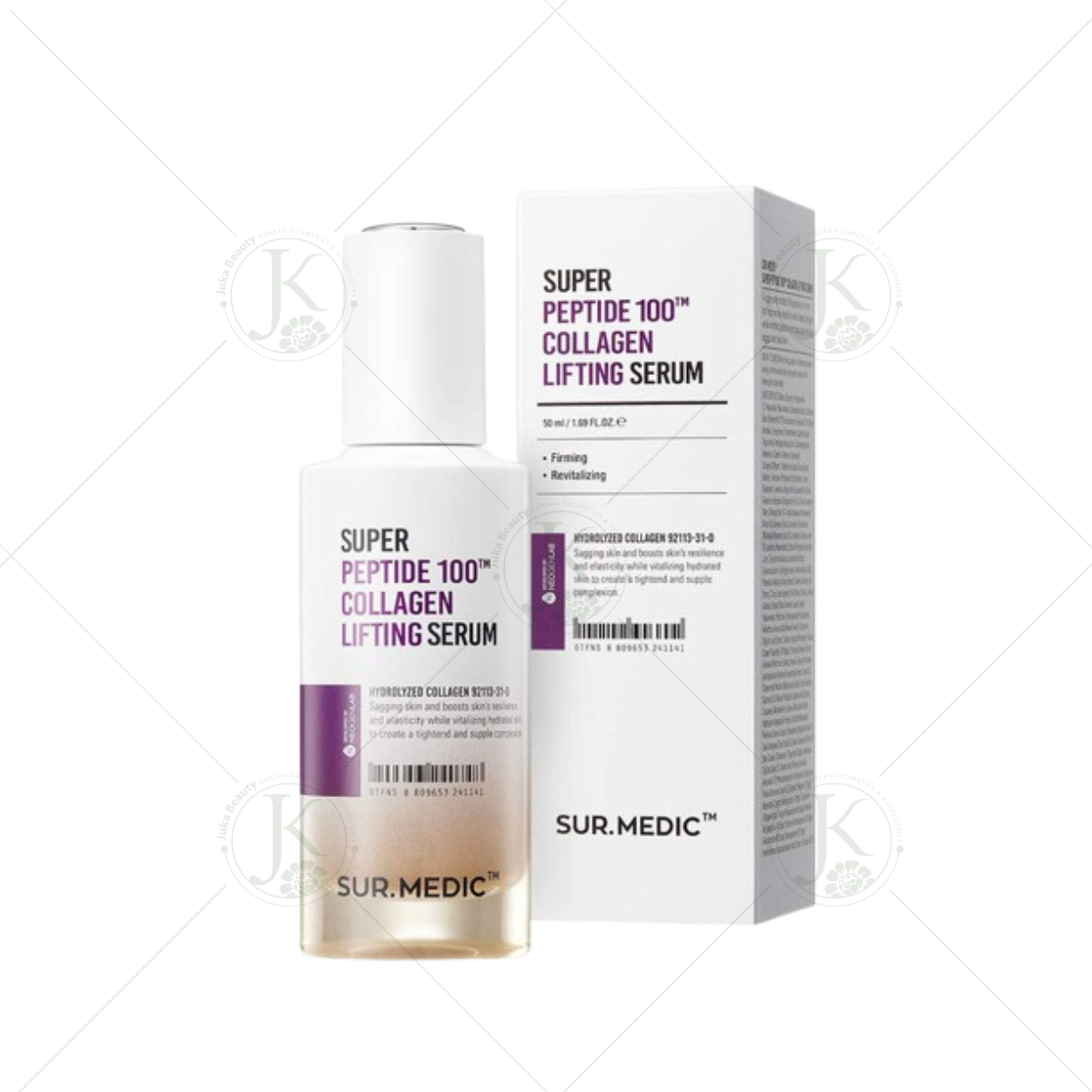 Tinh chất chống lão hóa, nâng cơ da Sur.medic+ Super Peptide 100 Collagen Lifting Serum 50ml
