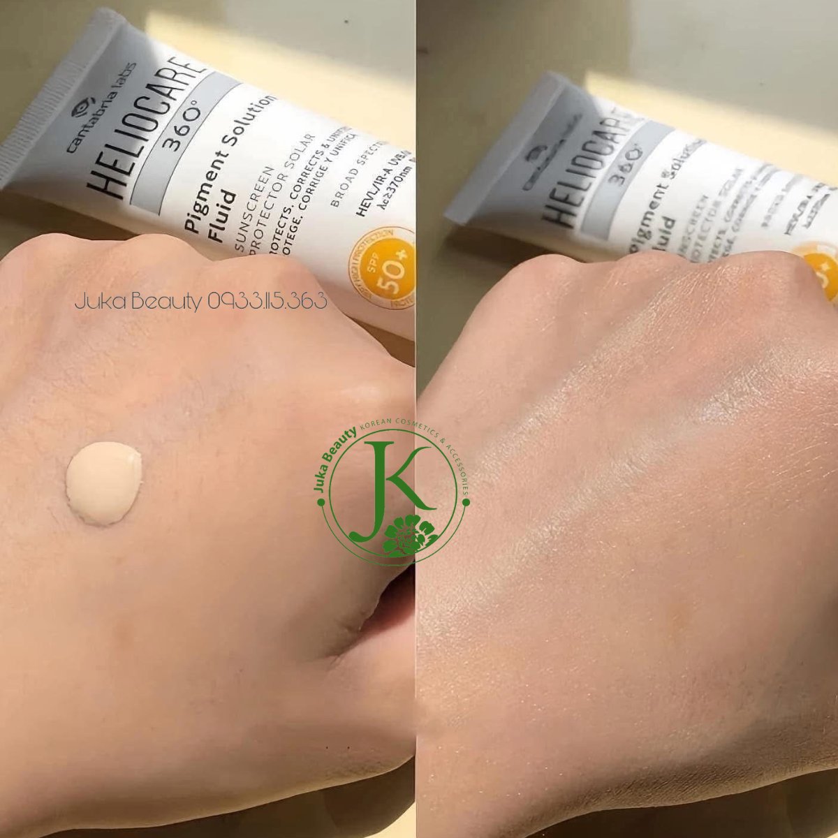 Kem Chống Nắng Phổ Rộng, Hiệu Chỉnh Màu Da Heliocare Pigment Solution Fluid SPF 50+ 50ml