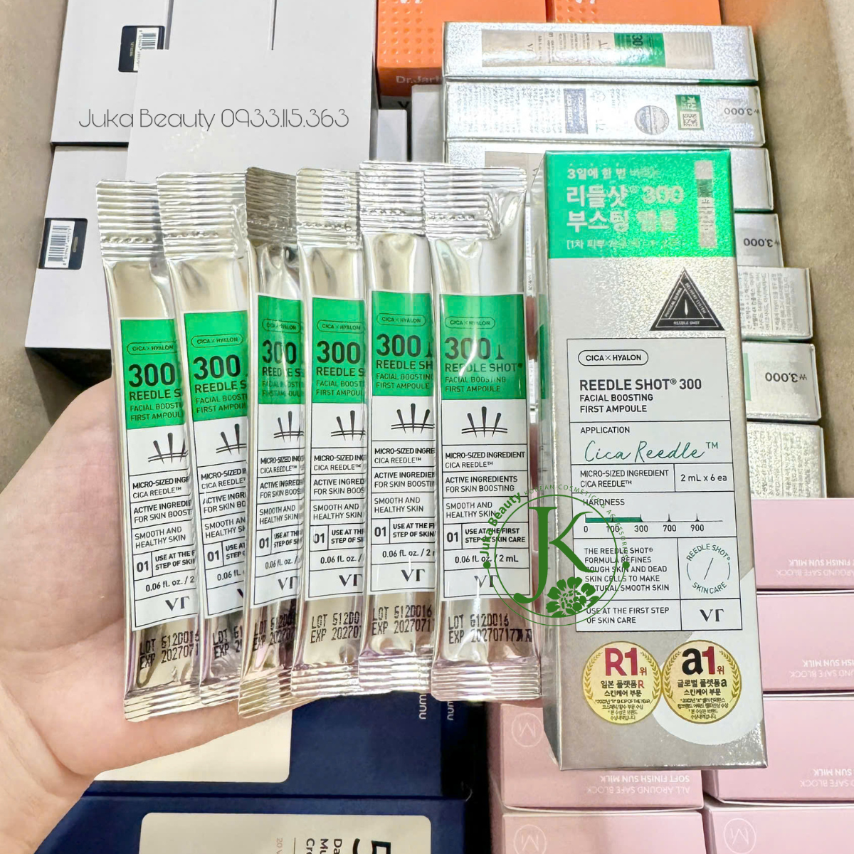 Tinh Chất Vi Kim Tái Tạo, Căng Bóng Da VT Reedle Shot 50ml