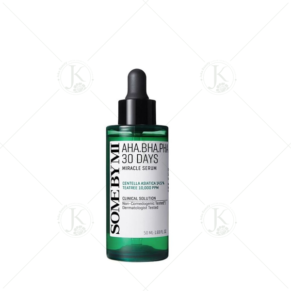 (Mẫu mới) Tinh chất giảm mụn, làm dịu da Some By Mi AHA BHA PHA 30 Days Miracle Serum 50ml