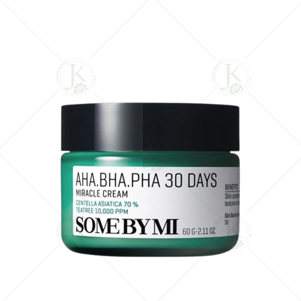 Kem dưỡng ẩm, giảm mụn Some By Mi AHA BHA PHA 30 Days Miracle Cream 60g (Mẫu mới)