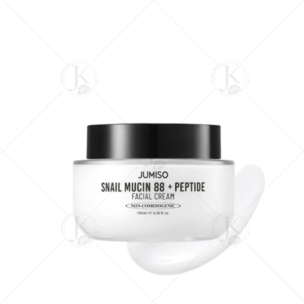 Kem dưỡng ốc sên phục hồi, ngừa lão hóa Jumiso Snail Mucin 88+ Peptide Facial Cream 100ml