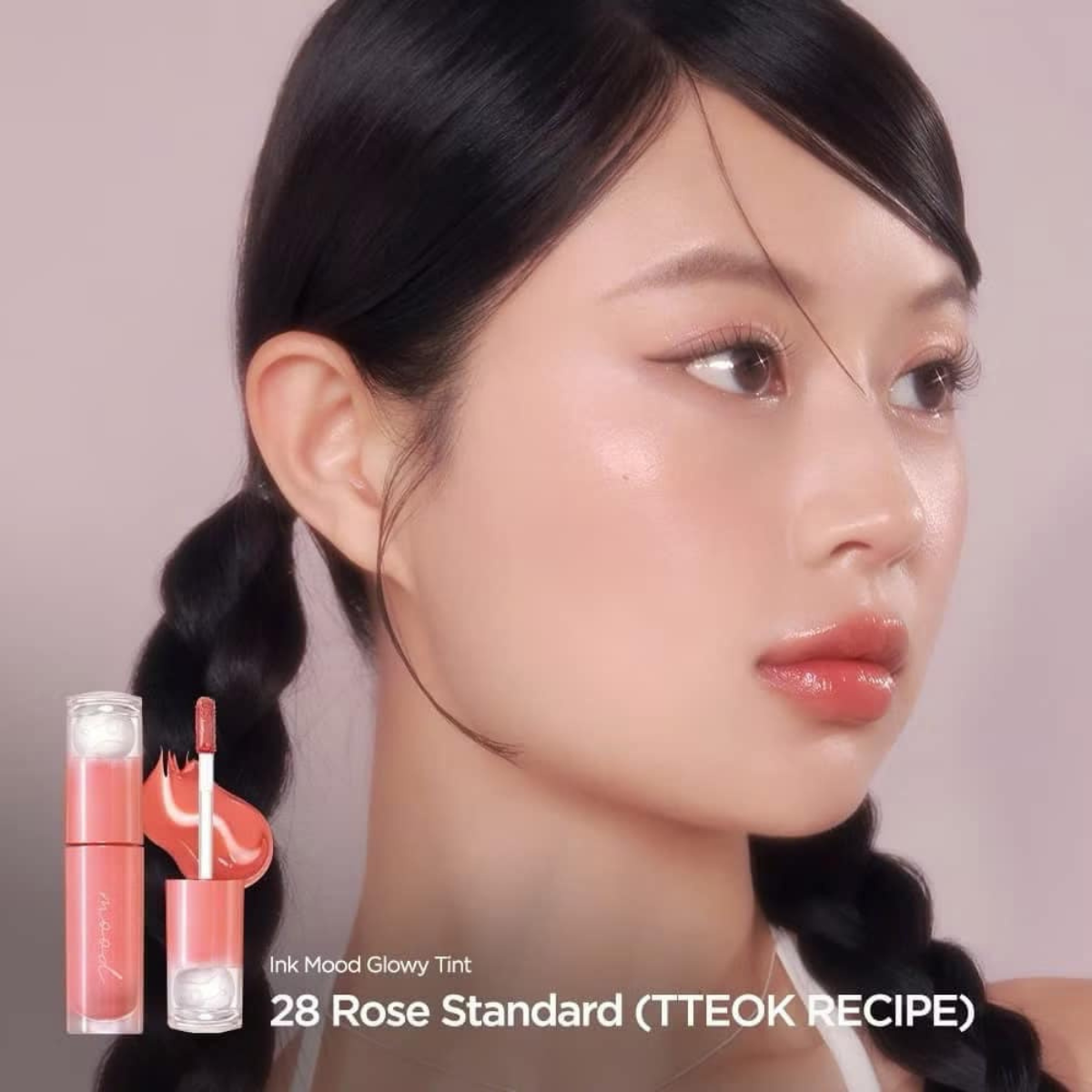 (Mẫu mới) Son Tint Bóng Peripera Ink Mood Glowy Tint 4g