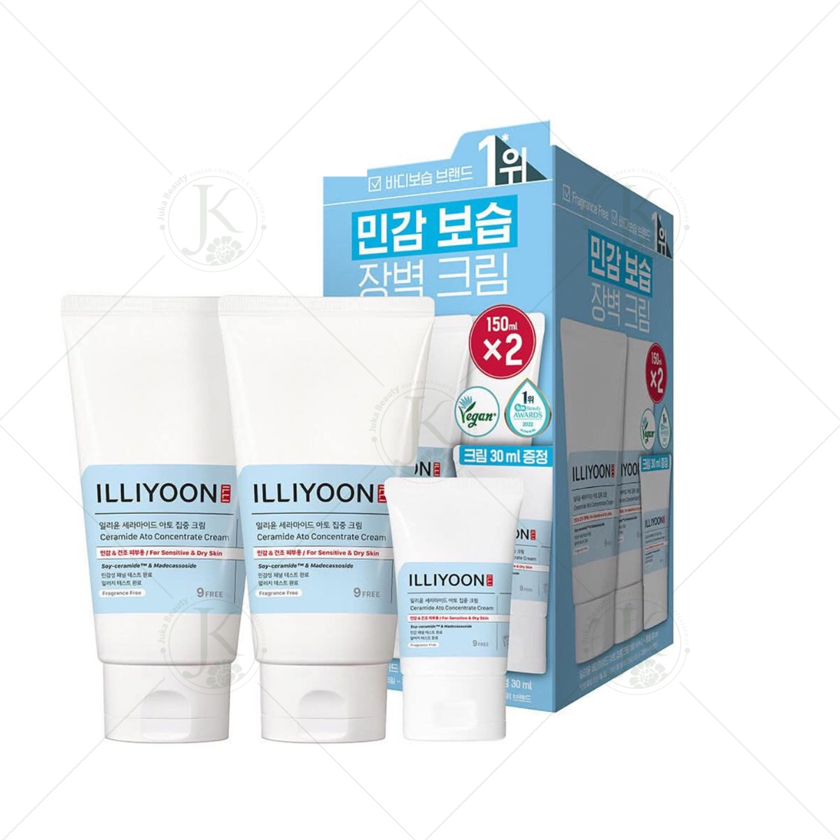 Kem Dưỡng ẩm Toàn Thân Illiyoon Ceramide Ato Concentrate Cream