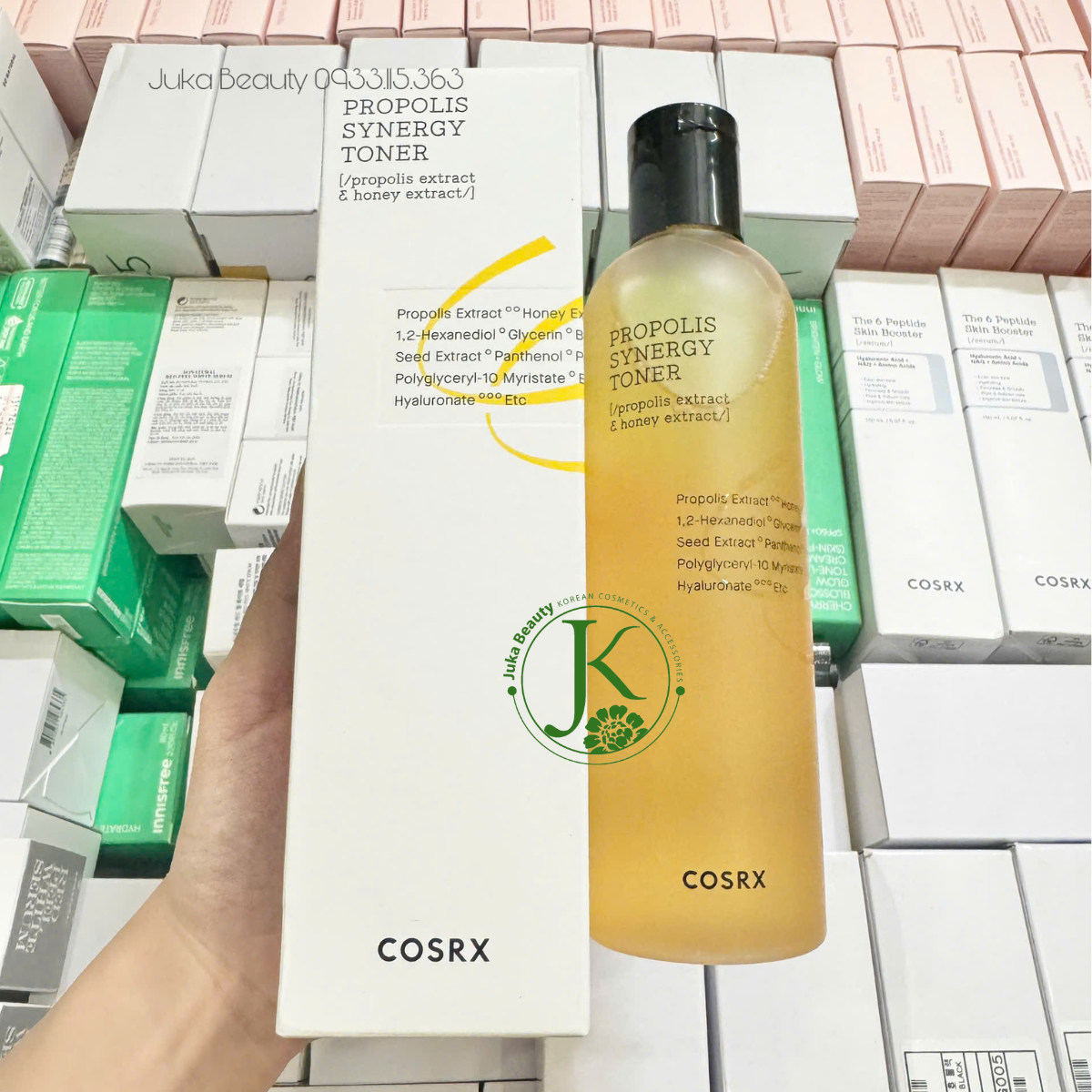 Nước Hoa Hồng Keo Ong Cấp ẩm, Phục hồi da Cosrx Propolis Synergy Toner