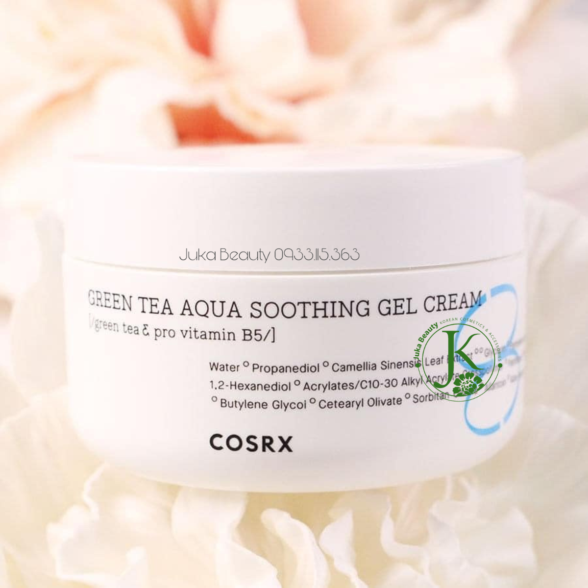 Kem Dưỡng ẩm, Dịu Da Cosrx Green Tea Aqua Soothing Gel Cream 50ml