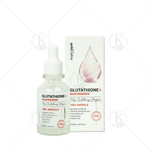 Tinh chất hỗ trợ dưỡng trắng, giảm nám Angel’s Liquid 7 Day Whitening Program Glutathione + Niacinamide Ampoule 30ml