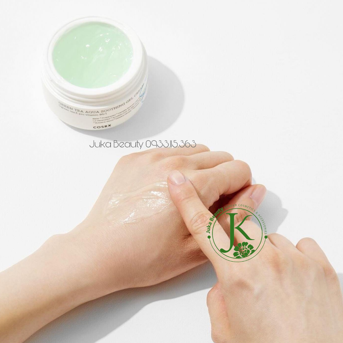 Kem Dưỡng ẩm, Dịu Da Cosrx Green Tea Aqua Soothing Gel Cream 50ml