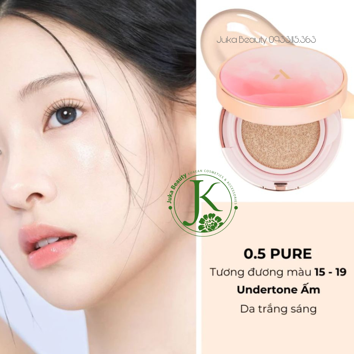 Phấn Nước Kiềm Dầu, Che Phủ Tốt Khuyết Điểm Aperire Day Dream Cover Cushion SPF50+ PA++++ 13g