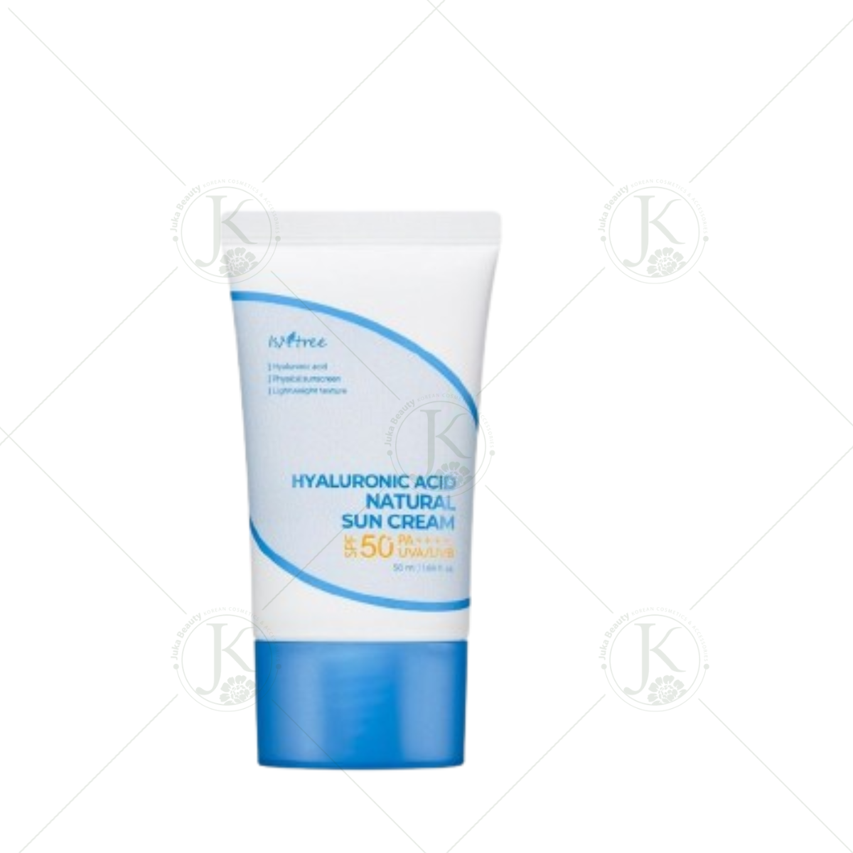 (MẪU MỚI) Kem Chống Nắng Dưỡng ẩm, Hiệu Ứng Căng Bóng Da Isntree Hyaluronic Acid Natural Sun Cream SPF50+ PA++++ 50ml