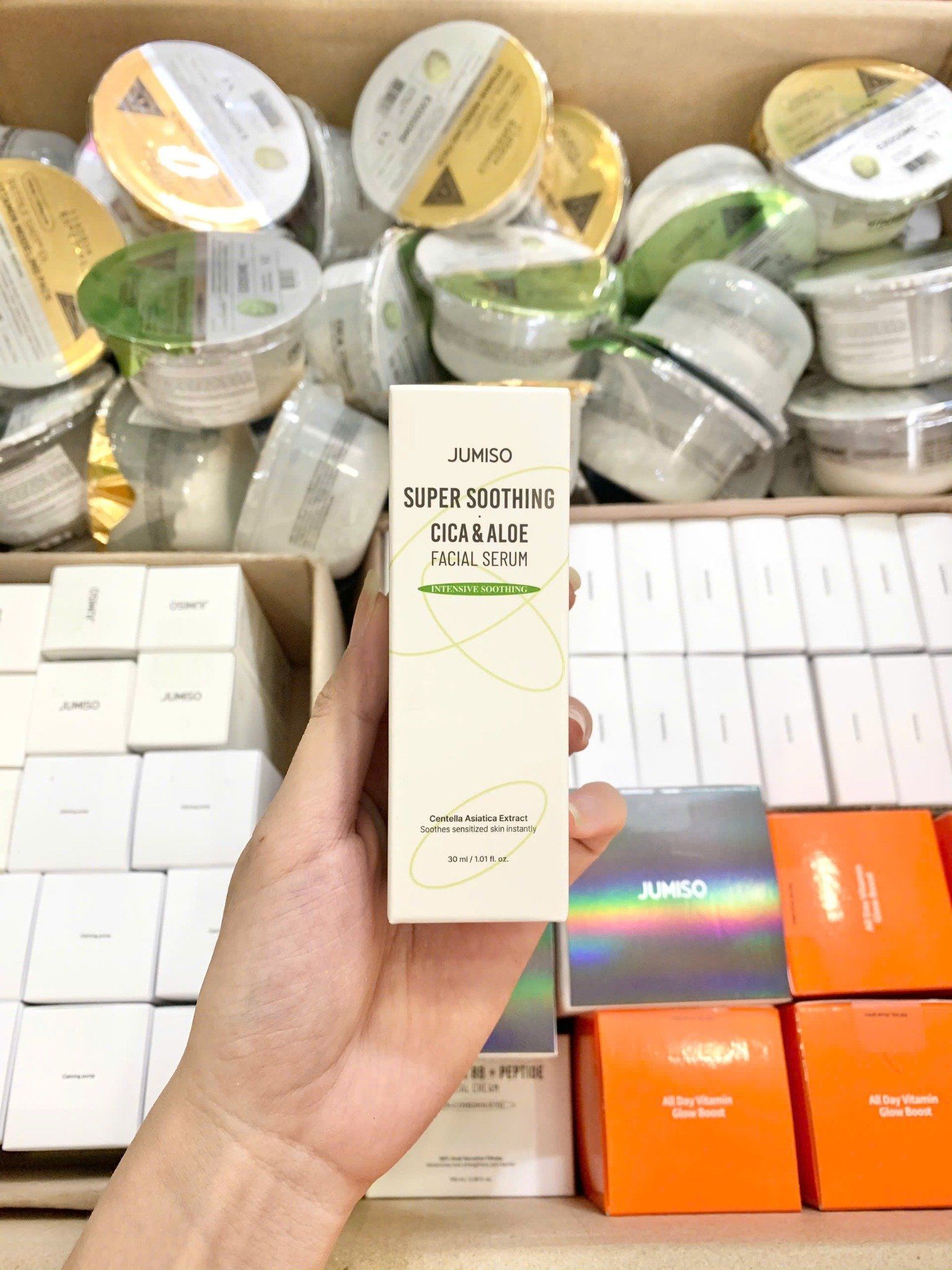 Tinh Chất Dưỡng Ẩm, Dịu Da Jumiso Super Soothing Cica & Aloe Facial Serum 30ml
