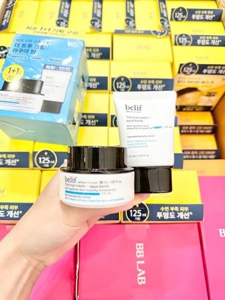 Kem Dưỡng Cấp ẩm, Dành Cho Da Dầu Belif The True Cream Aqua Bomb