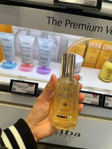 (Mẫu mới) Tinh chất viên nang dưỡng ẩm d'Alba White Truffle First Oil Capsule Serum