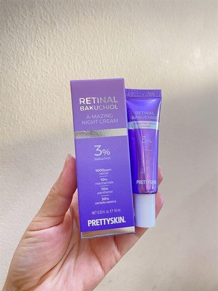 Kem Dưỡng Ban Đêm Tái Tạo, Phục Hồi Da PrettySkin Retinal Bakuchiol A-Mazing Night Cream