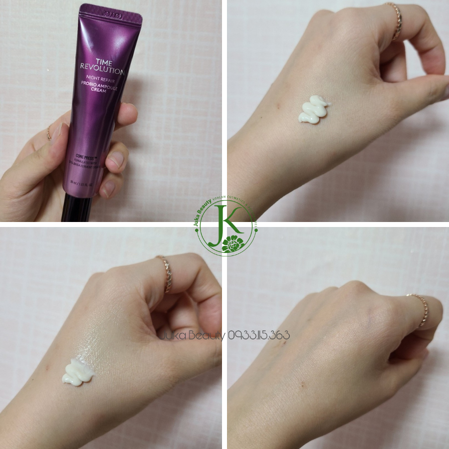 Kem dưỡng da ban đêm chống lão hóa Missha Time Revolution Night Repair Probio Ampoule Cream 30ml