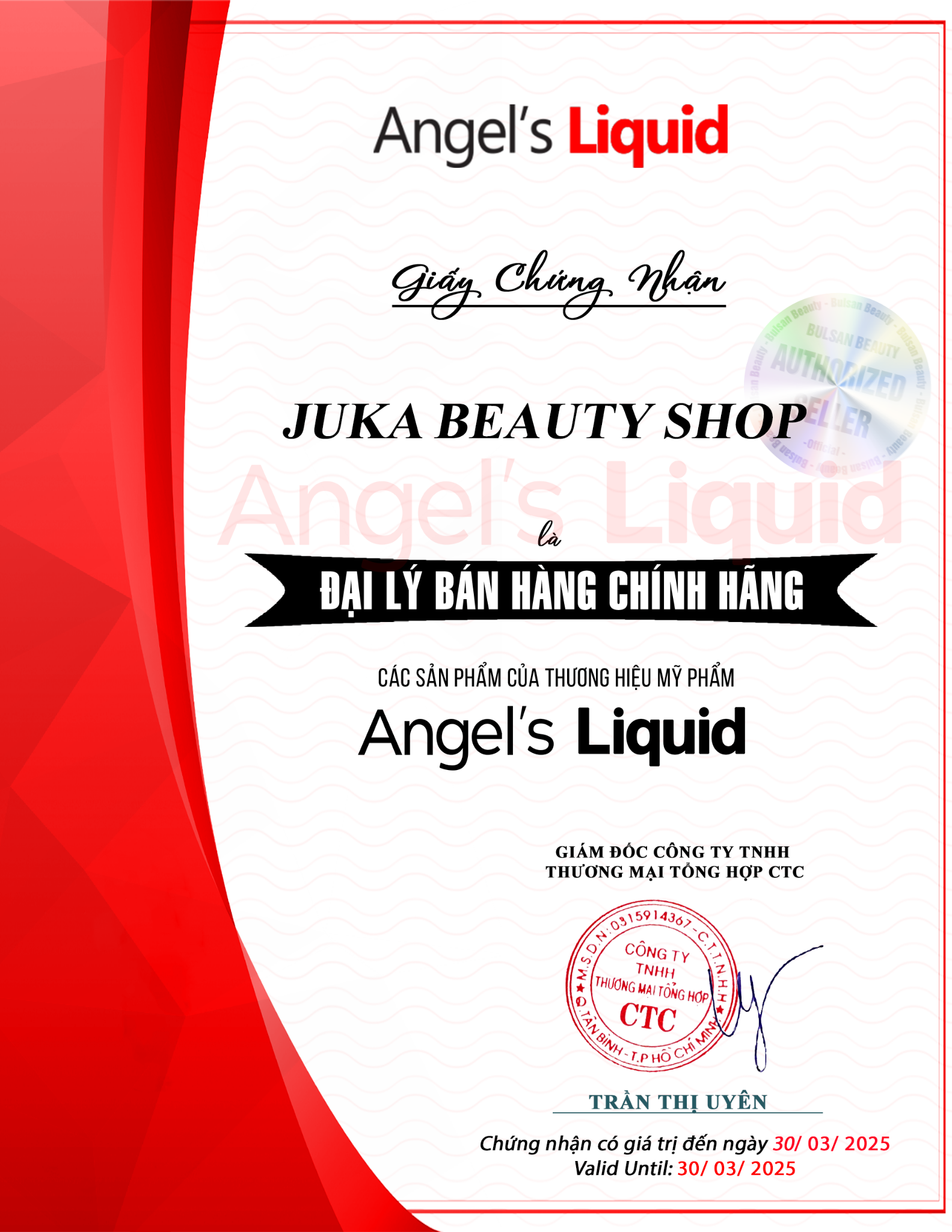 Lăn Nách Khử Mùi, Mờ Thâm Trắng Da Angel's Liquid Glutathione + Niacinamide Arbutin Cooling Fresh Deodorant 60ml