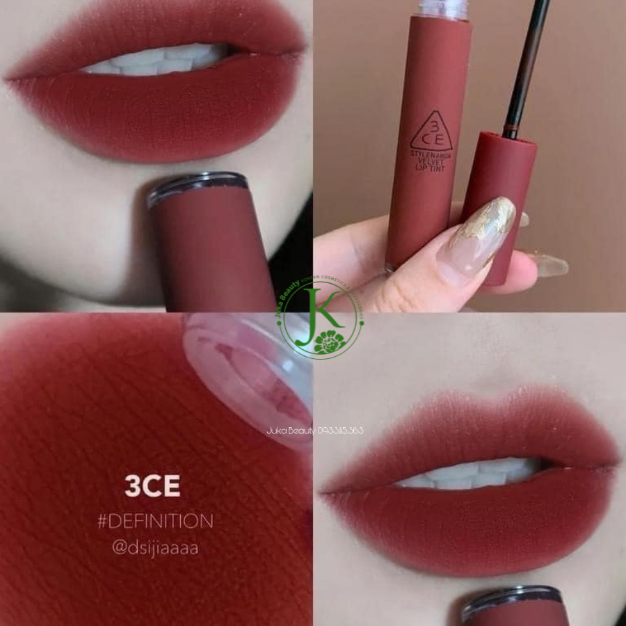 Son Kem Lì Lâu Trôi 3CE Velvet Lip Tint 4g