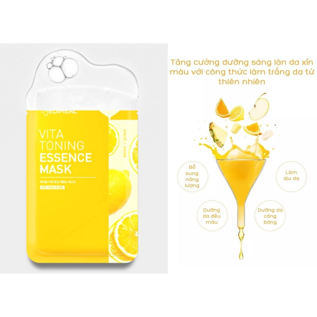 Mặt Nạ Dưỡng Ẩm Sâu, Chống Lão Hóa Mediheal Essence Mask 20ml (1 miếng)
