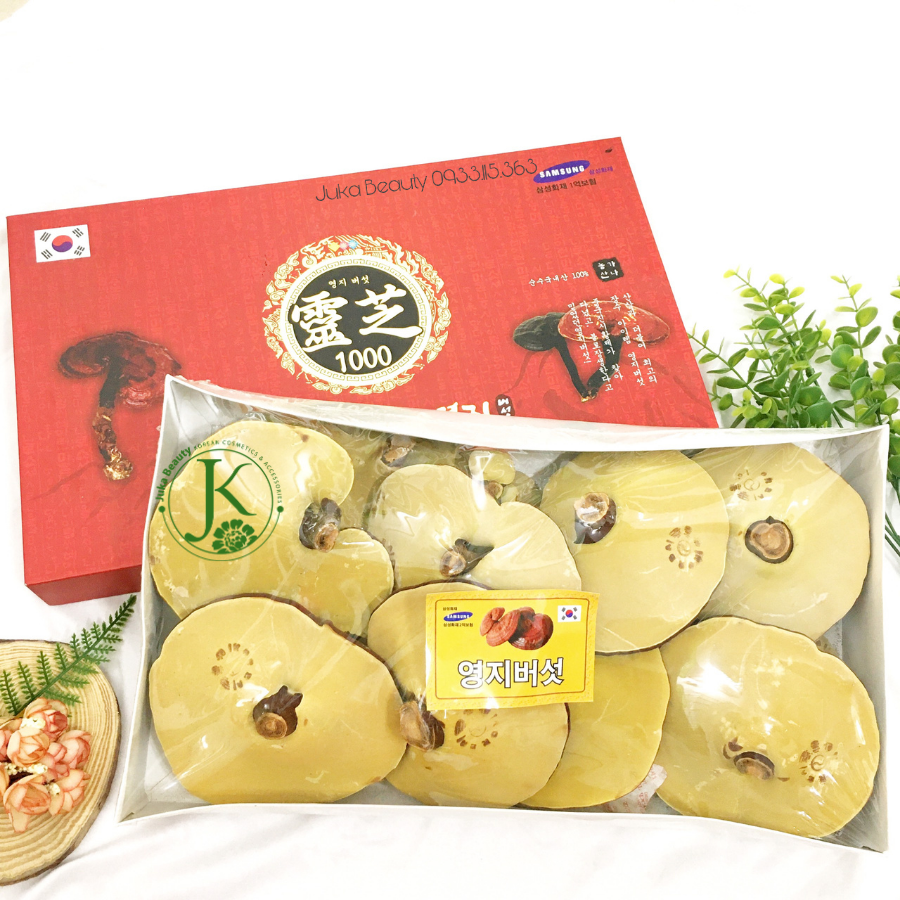 Nấm Linh Chi tai to Korean Linhzhi tăng cường sức khỏe gói hộp giấy (1kg)