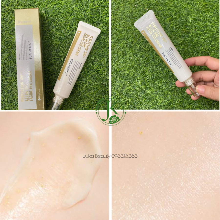 Kem Dưỡng Chống Lão Hóa, Cải Thiện Nếp Nhăn Mắt Sur.Medic Perfection 100 All In One Facial Eye Cream 35ml